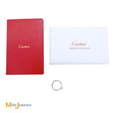 Cartier 18K White Gold Juste Un Clou Nail Ring QWY248 Size 8.25