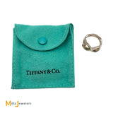 Tiffany & Co. Paloma Picasso 925 Silver Double Loving Hearts Ring Size 5