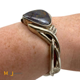 Idaho Opal & Gem Corp Sterling Silver 925 Boulder Opal Cuff Bracelet