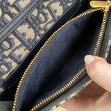 Christian Dior 30 Montaigne Oblique Navy 2-in-1 Convertible Shoulder/Waist Pouch Bag