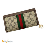 Gucci Ophidia GG Supreme Zip Around Wallet