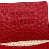 Gucci Soho Chain Shoulder Bag Red Pebbled Calfskin 336752