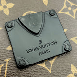 Louis Vuitton S Lock Vertical Wearable Wallet Monogram Macassar Canvas