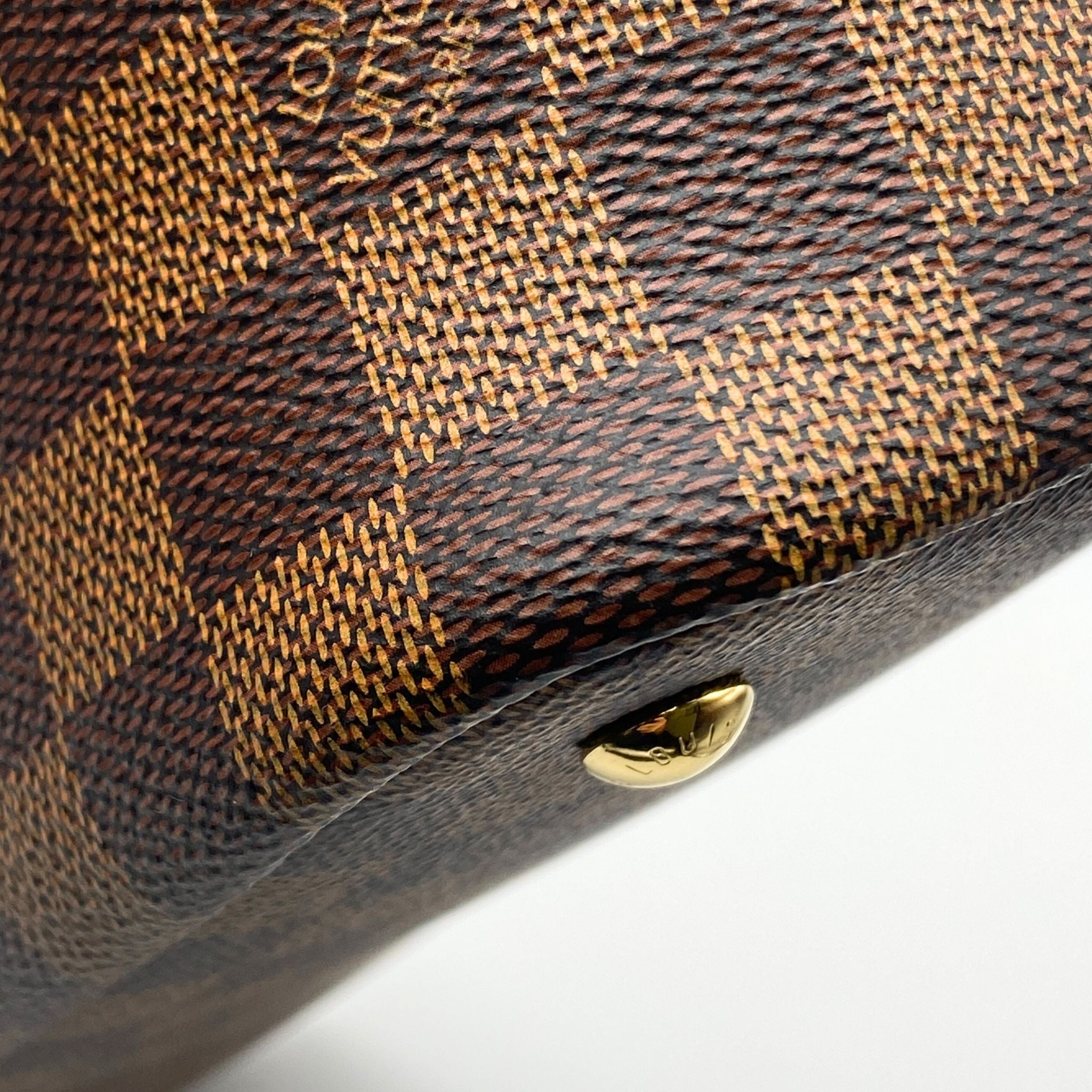 Louis Vuitton Kensington Damier Ebene Tote Shoulder Bag