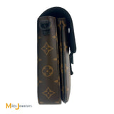 Louis Vuitton S Lock Vertical Wearable Wallet Monogram Macassar Canvas