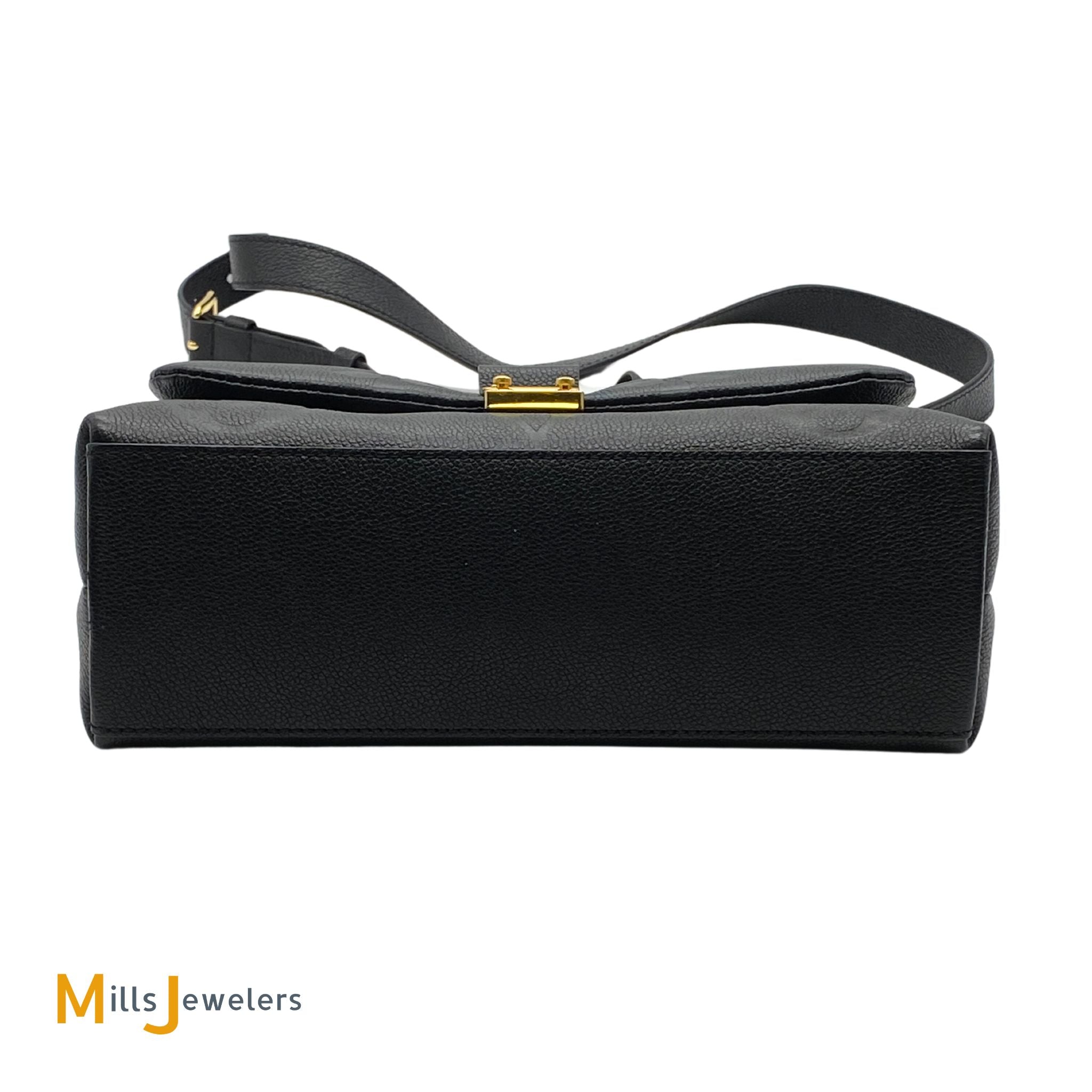 Louis Vuitton Madeleine mm Black Empreinte Leather Shoulder Bag