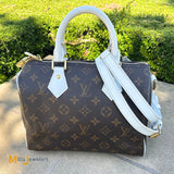 Louis Vuitton Monogram Canvas Speedy Bandouliere Match 25 Satchel