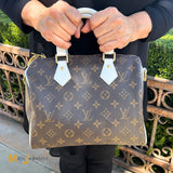 Louis Vuitton Monogram Canvas Speedy Bandouliere Match 25 Satchel