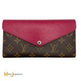 Louis Vuitton Marie-Lou Long Wallet Monogram Canvas Fuchsia Epi Leather 2013