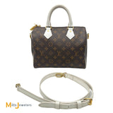 Louis Vuitton Monogram Canvas Speedy Bandouliere Match 25 Satchel