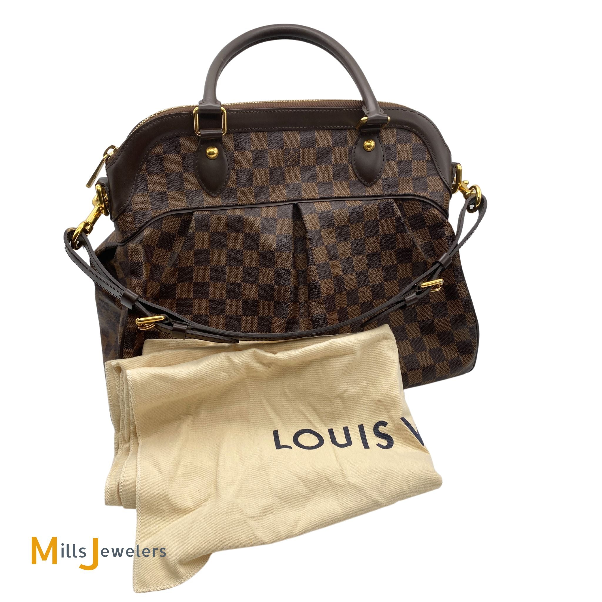 Louis Vuitton - Authenticated Trevi Handbag - Leather Brown for Women, Very Good Condition