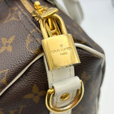 Louis Vuitton Monogram Canvas Speedy Bandouliere Match 25 Satchel