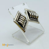 Thomas Charley Navajo Sterling Silver 925 Post Earrings