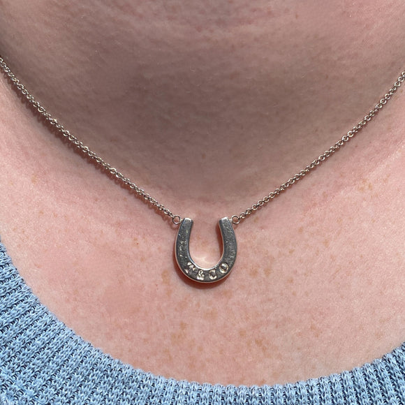 Tiffany & Co. Sterling Silver 925 Horseshoe Necklace
