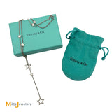 Tiffany & Co. Sterling Silver 925 Star Adjustable Link Lariat Necklace