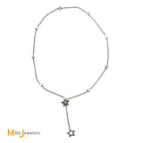 Tiffany & Co. Sterling Silver 925 Star Adjustable Link Lariat Necklace