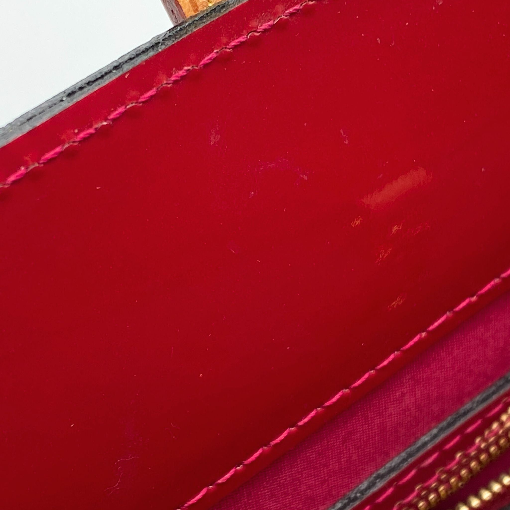 Louis Vuitton Rose Velours Monogram Vernis Catalina BB Bag Louis