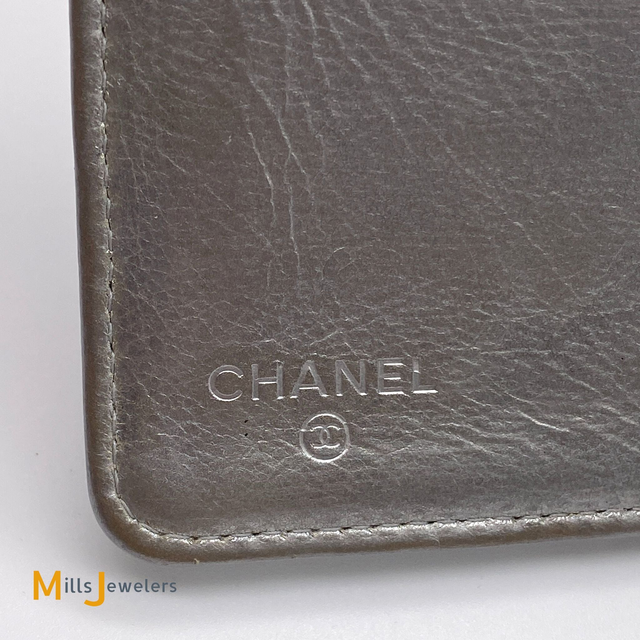 Chanel Black Leather CC Wallet Entrupy Authenticated