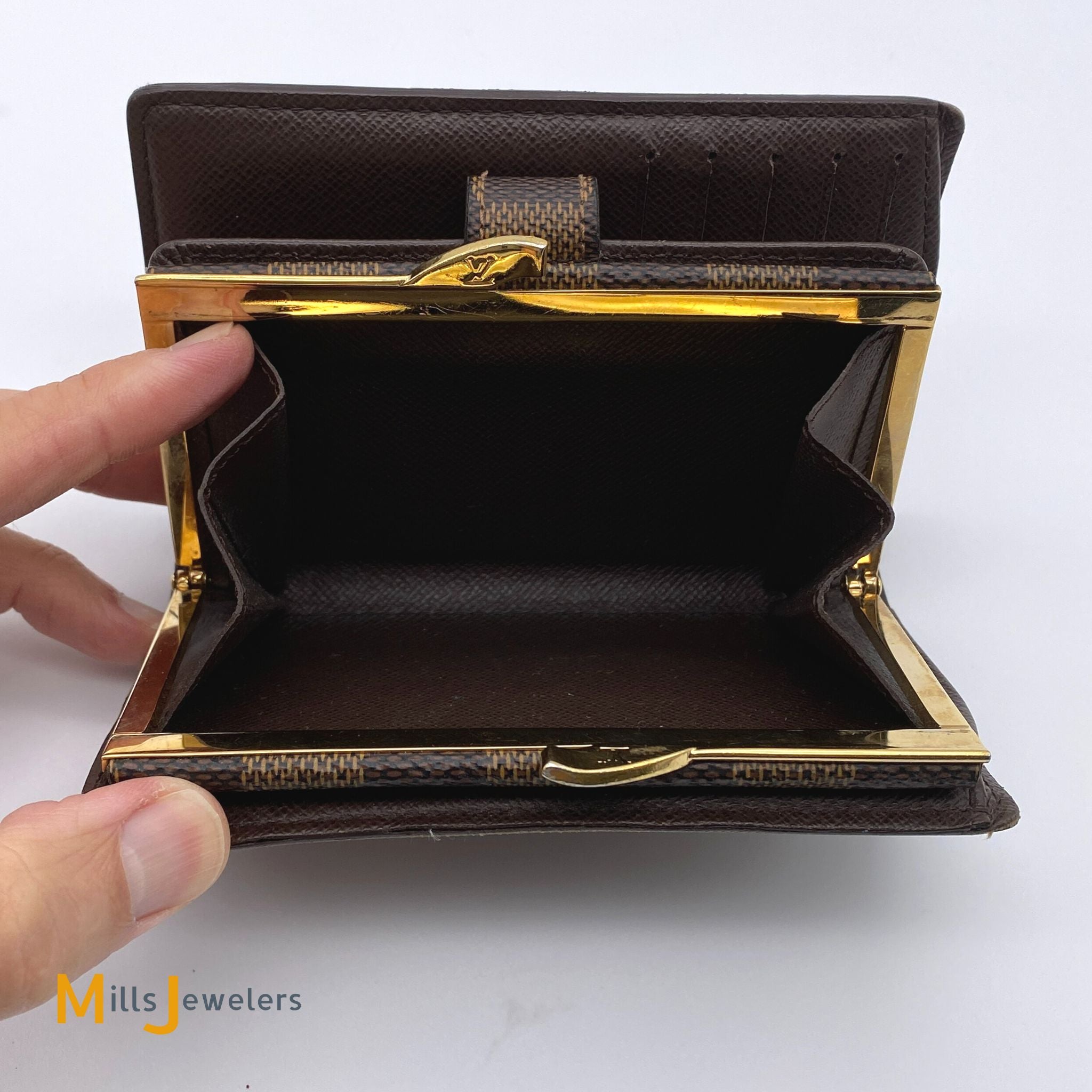 Louis Vuitton Damier Ebene Porte-Monnaie Viennois French Wallet – Mills  Jewelers & Loan