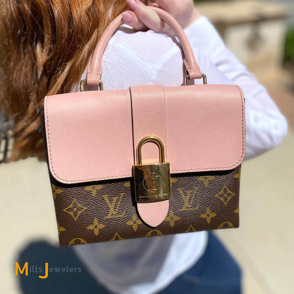 Louis Vuitton Locky BB Rose Poudre Monogram Shoulder Bag