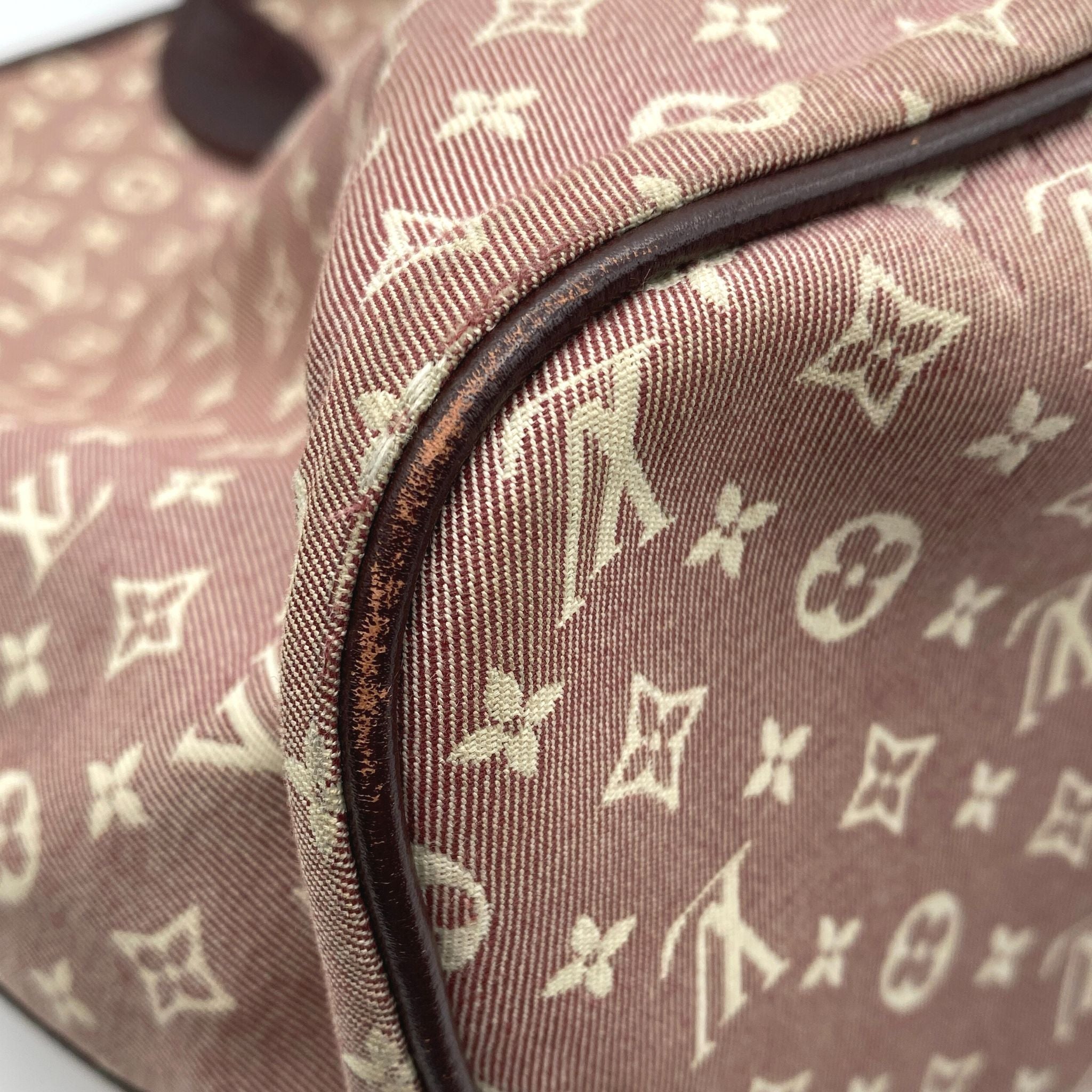 Authenticated Used Louis Vuitton Monogram Mini Run Neverfull MM Sepia  M40515 Tote Bag 