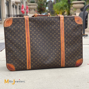 Vintage Louis Vuitton Suitcase Luggage With Wheels