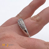 Platinum 0.55ctw Diamond Ring Size 9